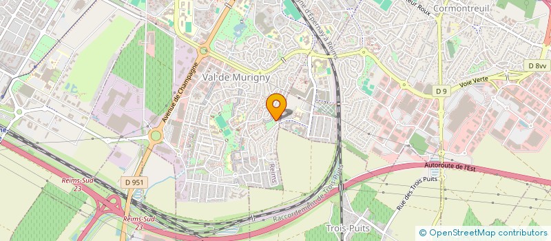 localisation de l'entreprise MADAME JULIE DORMONT  REIMS