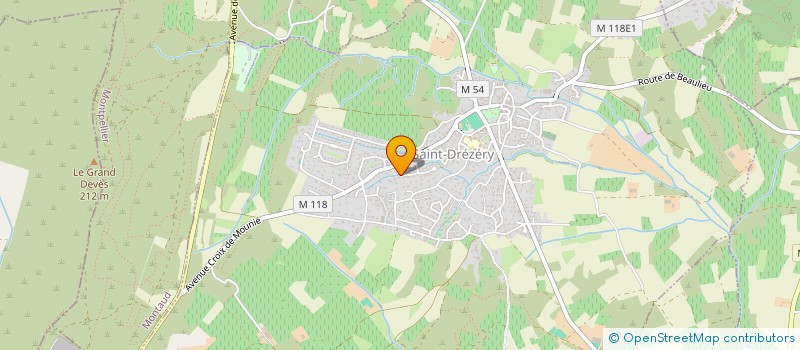 localisation de l'entreprise MADAME JULIE DORNE  SAINT-DREZERY