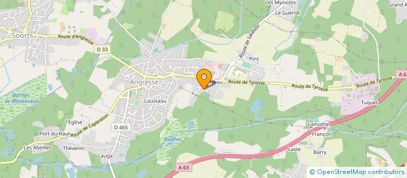 localisation de l'entreprise MADAME JULIE DORNIER  ANGRESSE