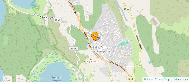 localisation de l'entreprise MADAME JULIE DOUDET  SAINT-MITRE-LES-REMPARTS