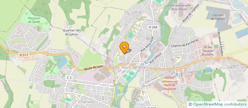 localisation de l'entreprise MADAME JULIE DOUKOU  PONT-DE-CHERUY