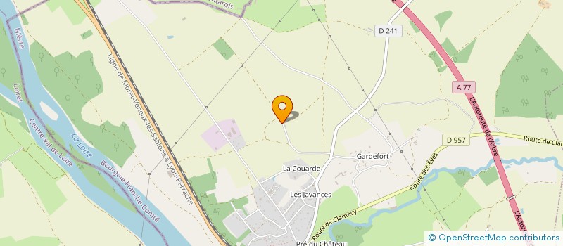 localisation de l'entreprise MADAME JULIE DRIOT  NEUVY-SUR-LOIRE