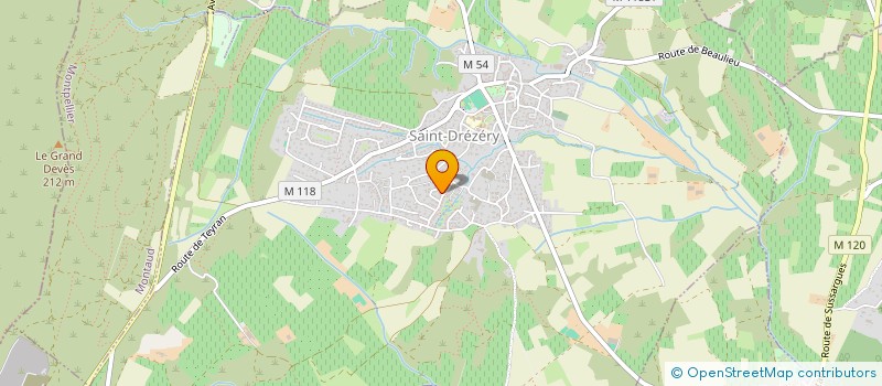 localisation de l'entreprise MADAME JULIE DROUAL  SAINT-DREZERY