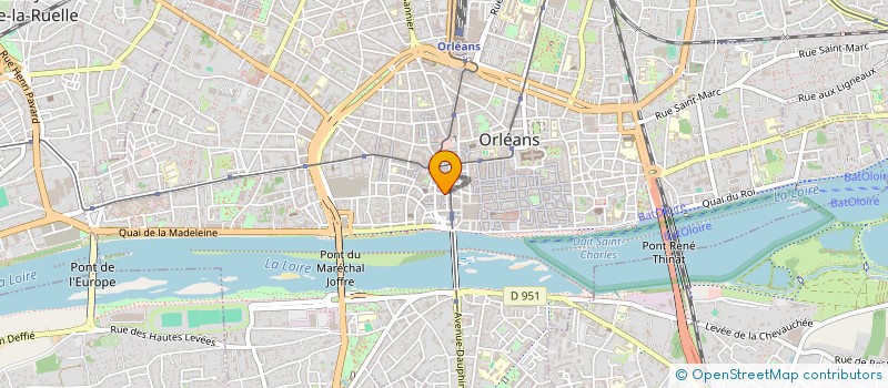 localisation de l'entreprise MADAME JULIE DRU à ORLEANS