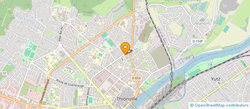 localisation de l'entreprise MADAME JULIE DRULLE  THIONVILLE