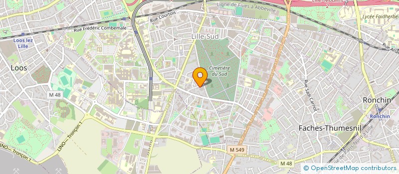localisation de l'entreprise MADAME JULIE DUBOIS à LILLE