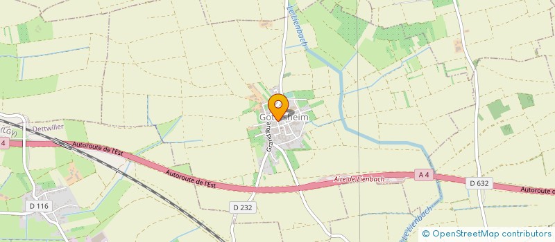 localisation de l'entreprise MADAME JULIE DUBOIS  GOTTESHEIM