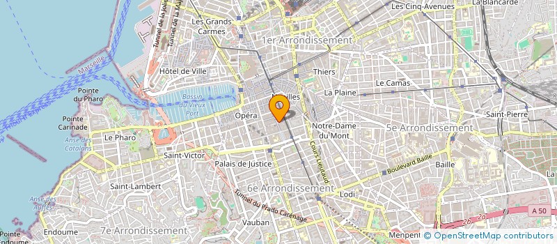 localisation de l'entreprise MADAME JULIE DUBOIS à MARSEILLE