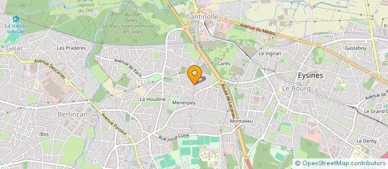 localisation de l'entreprise MADAME JULIE DUBOIS  LE HAILLAN