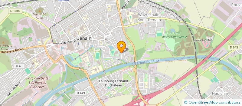 localisation de l'entreprise MADAME JULIE DUBRUNFAUT  DENAIN