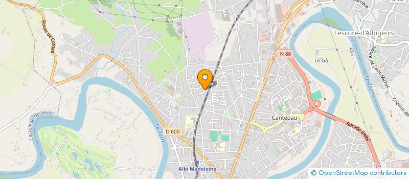 localisation de l'entreprise MADAME JULIE DUCASSE à ALBI