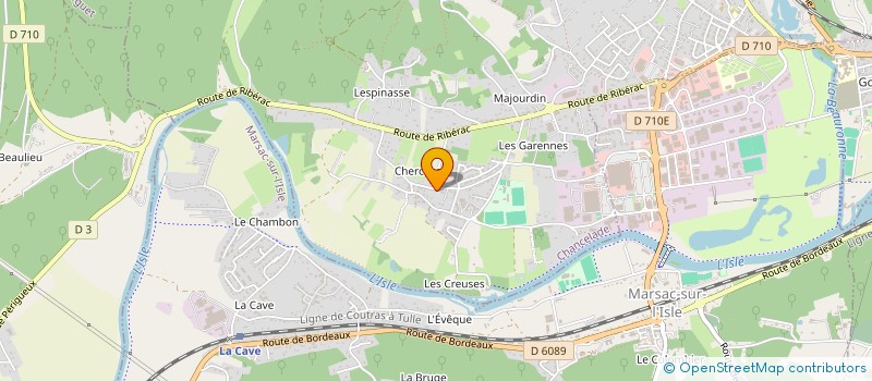 localisation de l'entreprise MADAME JULIE DUCASSE à CHANCELADE