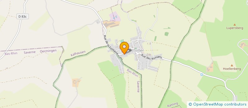 localisation de l'entreprise MADAME JULIE DUCHE  SCHMITTVILLER