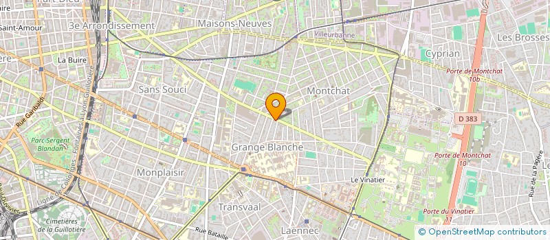 localisation de l'entreprise MADAME JULIE DUCOTTERD  LYON