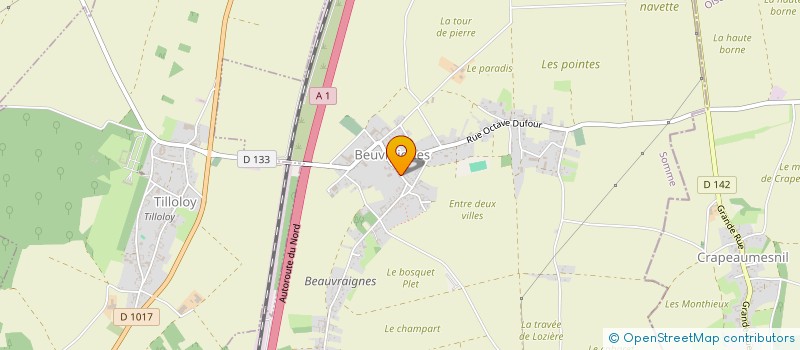 localisation de l'entreprise MADAME JULIE DUFOSSE  GRUNY