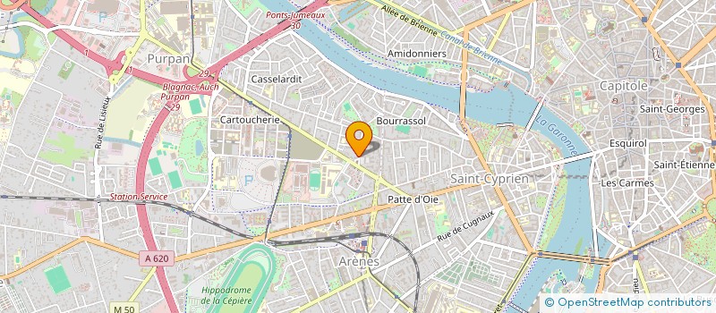 localisation de l'entreprise MADAME JULIE DUFOUR à TOULOUSE