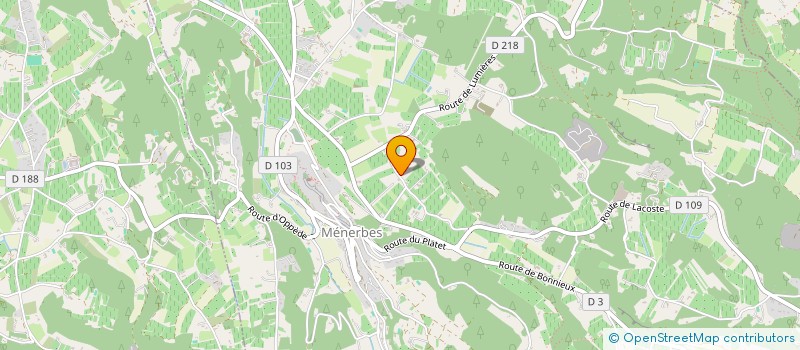 localisation de l'entreprise MADAME JULIE DUFOUR ROSNOBLET  MENERBES