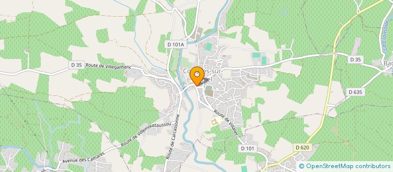 localisation de l'entreprise MADAME JULIE DUGENETRUELLAN DU CREHU à SALLELES-CABARDES