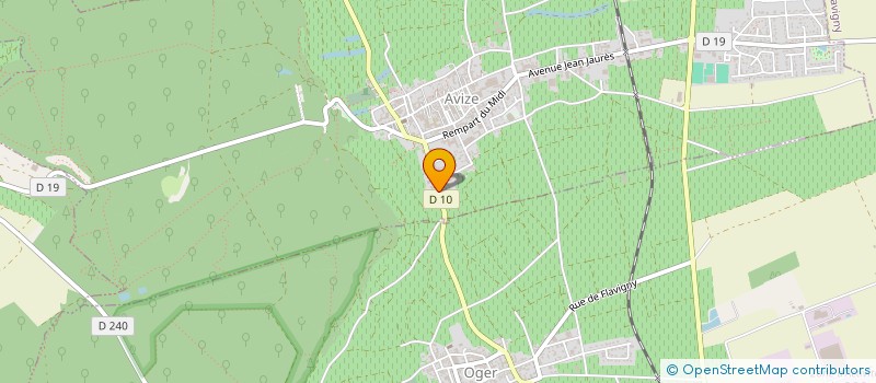 localisation de l'entreprise MADAME JULIE DULION  AVIZE