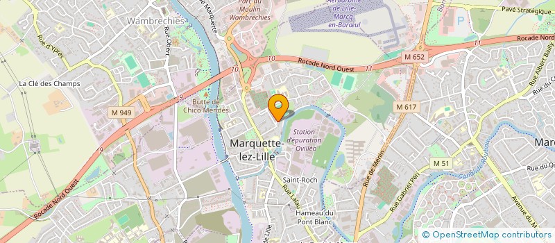 localisation de l'entreprise MADAME JULIE DULONGCOURTY  MARQUETTE-LEZ-LILLE