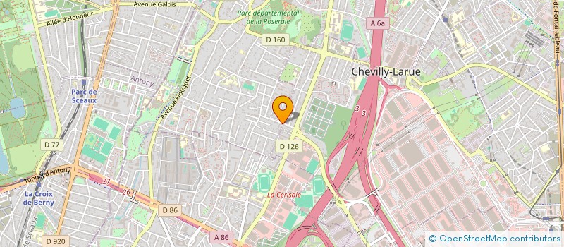 localisation de l'entreprise MADAME JULIE DUMONT  L'HAY-LES-ROSES