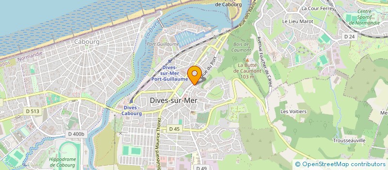 localisation de l'entreprise MADAME JULIE DUMONT  DIVES-SUR-MER