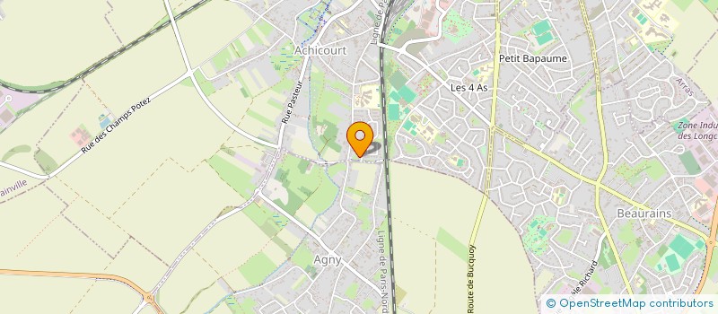 localisation de l'entreprise MADAME JULIE DUMONT  ACHICOURT