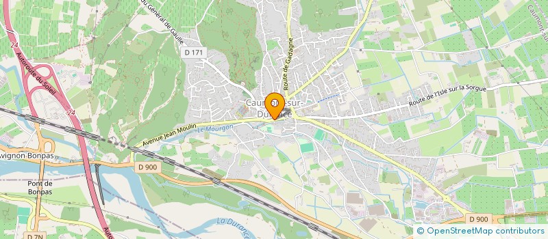 localisation de l'entreprise MADAME JULIE DUMONT  CAUMONT-SUR-DURANCE