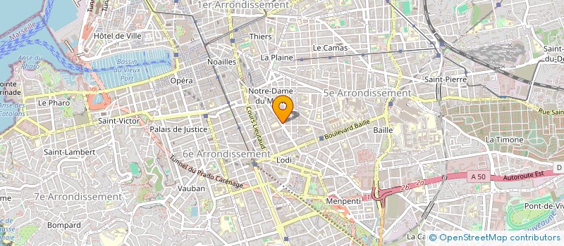 localisation de l'entreprise MADAME JULIE DUONG à MARSEILLE