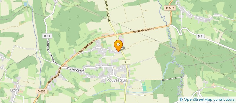 localisation de l'entreprise MADAME JULIE DUPLEIX  POUYASTRUC