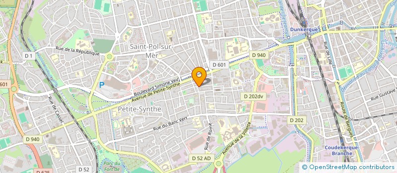 localisation de l'entreprise MADAME JULIE DUPONT à DUNKERQUE