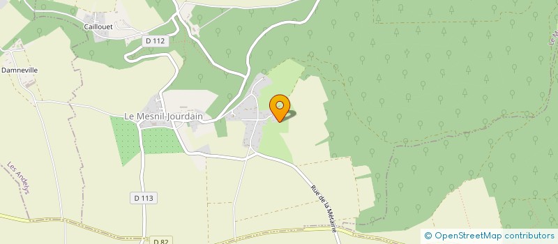 localisation de l'entreprise MADAME JULIE DUPONT à LE MESNIL-JOURDAIN