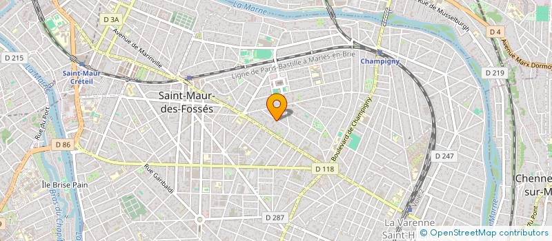 localisation de l'entreprise MADAME JULIE DUPUIS à SAINT-MAUR-DES-FOSSES