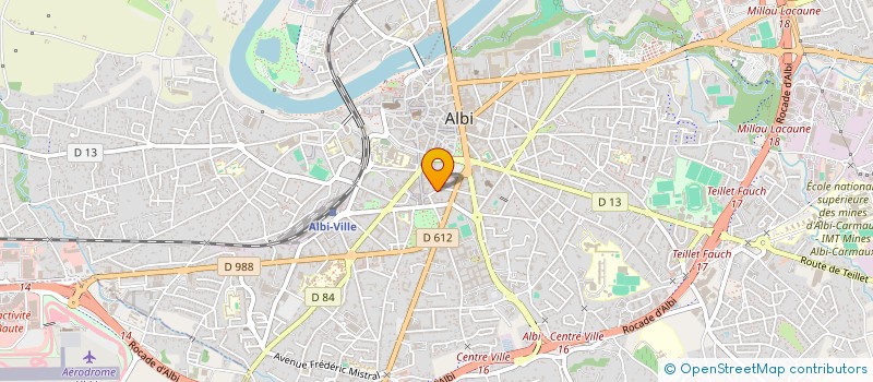 localisation de l'entreprise MADAME JULIE DUPUY  ALBI