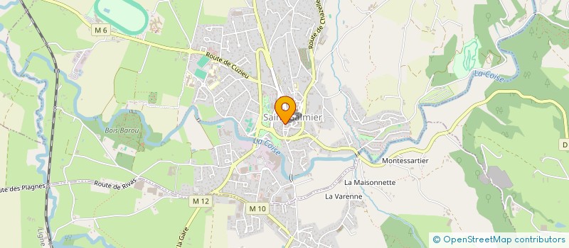 localisation de l'entreprise MADAME JULIE DUPUY  SAINT-GALMIER