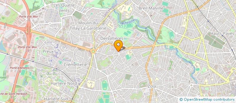 localisation de l'entreprise MADAME JULIE DUQUENNE à NANTES