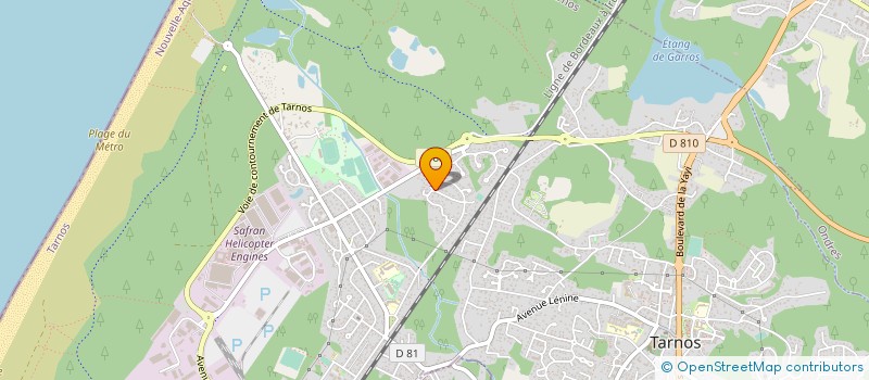 localisation de l'entreprise MADAME JULIE DURAND  TARNOS