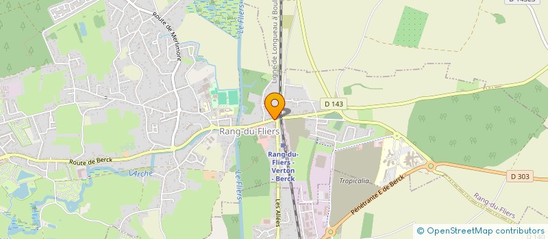 localisation de l'entreprise MADAME JULIE DURAND  RANG-DU-FLIERS