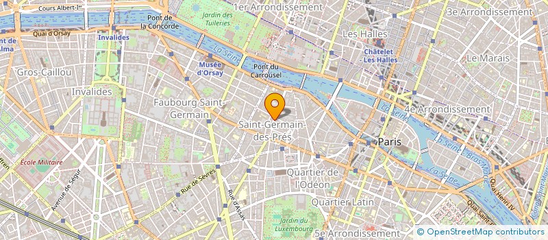 localisation de l'entreprise MADAME JULIE DUSSAIX  PARIS