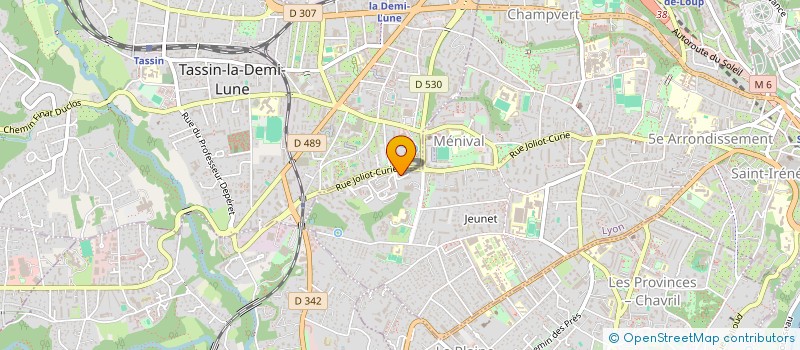 localisation de l'entreprise MADAME JULIE DUTERNE  LYON