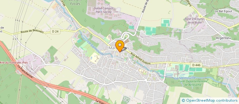 localisation de l'entreprise MADAME JULIE DUVAL  MARCOUSSIS