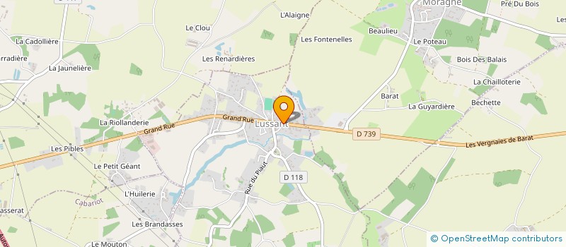 localisation de l'entreprise MADAME JULIE DUVAL  LUSSANT