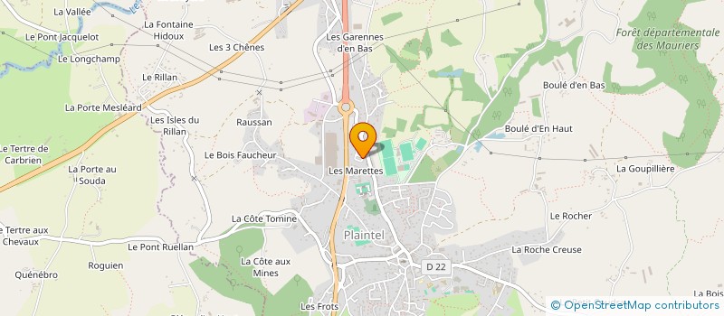 localisation de l'entreprise MADAME JULIE DUVAL  PLAINTEL