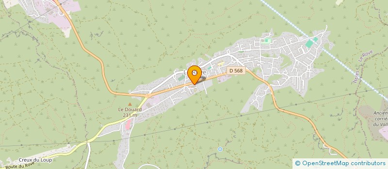 localisation de l'entreprise MADAME JULIE DUVAL  LE ROVE