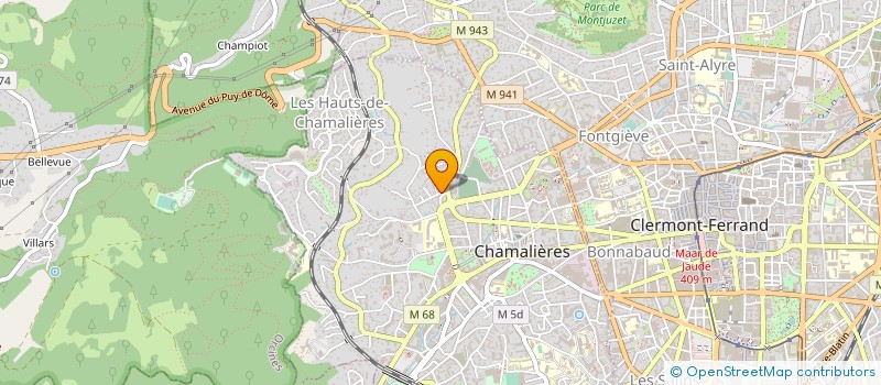 localisation de l'entreprise MADAME JULIE EBERST à CHAMALIERES