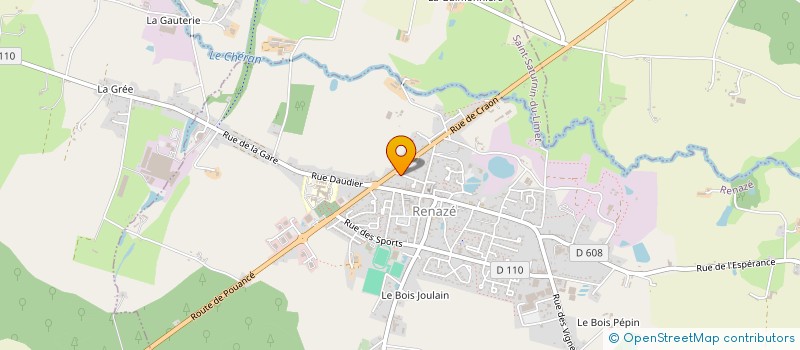 localisation de l'entreprise MADAME JULIE EDET  RENAZE