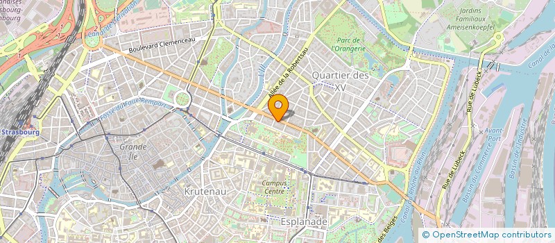 localisation de l'entreprise MADAME JULIE EHRMANN à STRASBOURG