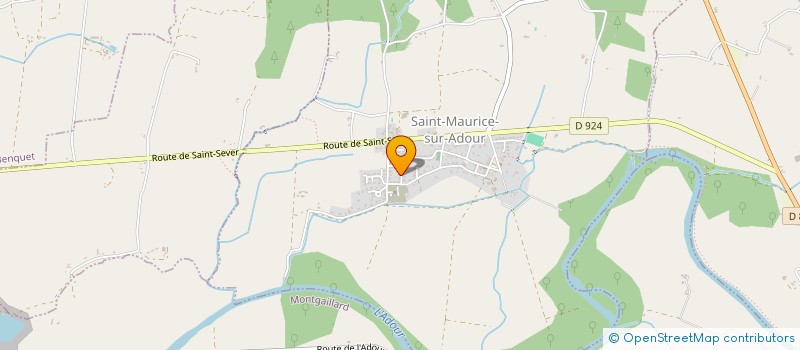 localisation de l'entreprise MADAME JULIE ERMERY  SAINT-MAURICE-SUR-ADOUR