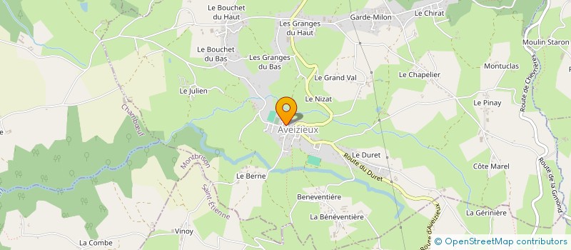 localisation de l'entreprise MADAME JULIE ESCOT  AVEIZIEUX