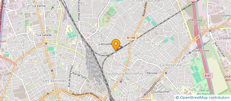 localisation de l'entreprise MADAME JULIE ESCRIEUT  TOULOUSE
